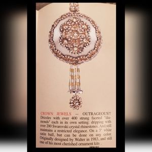 The Cracker Box Christmas Ornament Kit- Crown Jewels